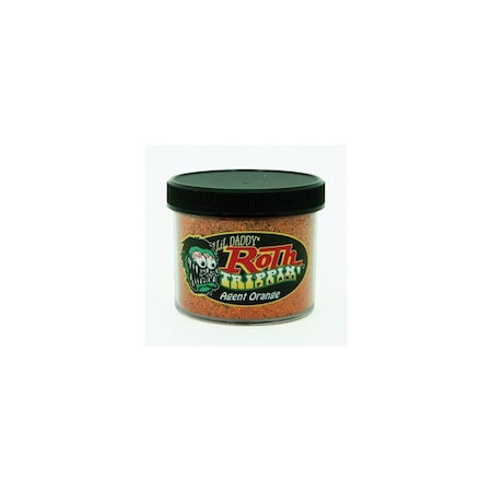 Roth Flake & Pearl Product Agent Orange Trippin' Metal Flake, .015 Standard Size, 2oz Jar TRF206